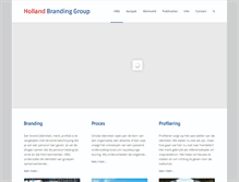 Tablet Screenshot of hollandbrandinggroup.nl